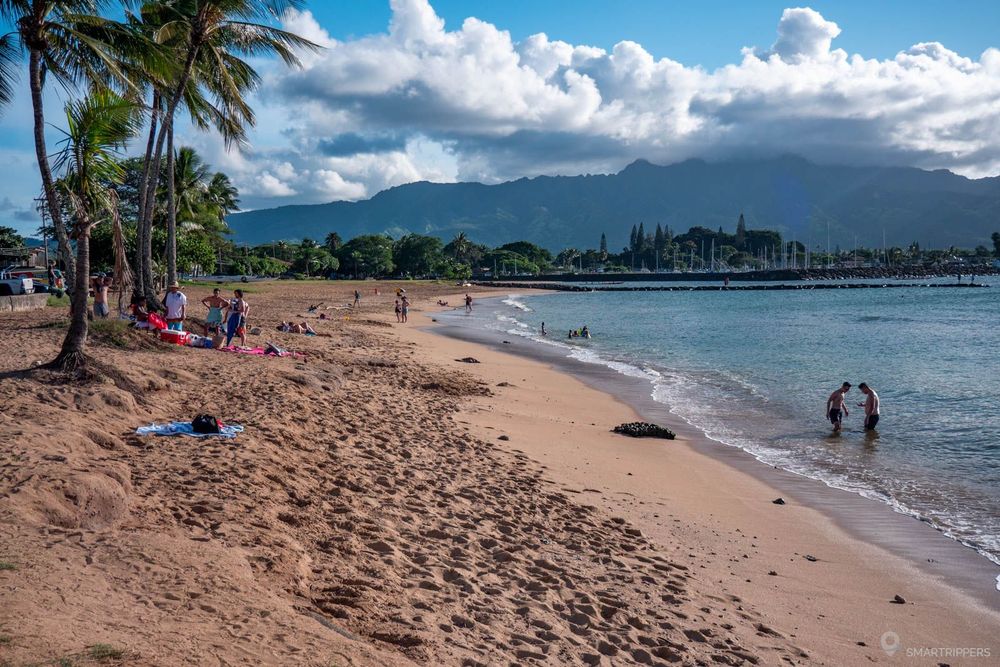 Fin de journée au Hale'iwa Beach Park