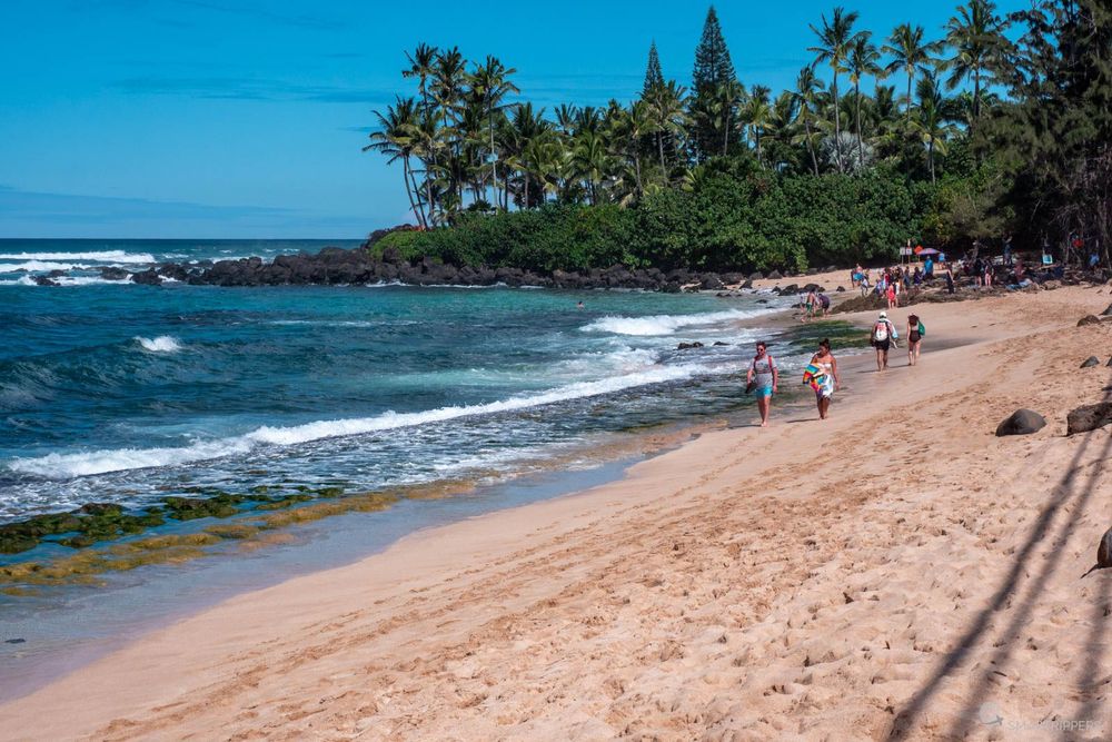 La plage côté Nord-Est