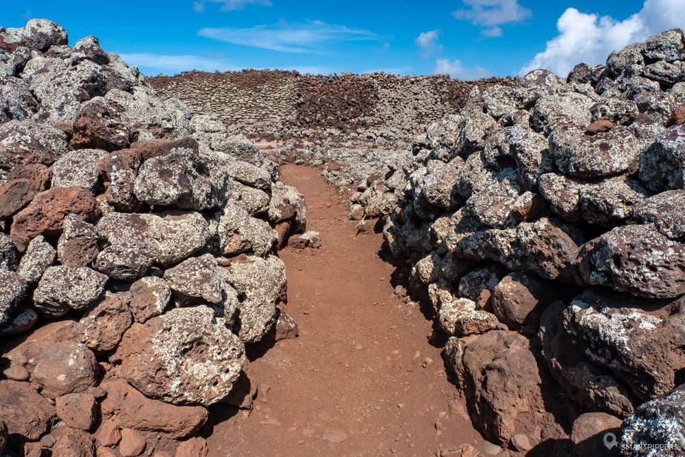 Entrée dans le Mo’okini Heiau