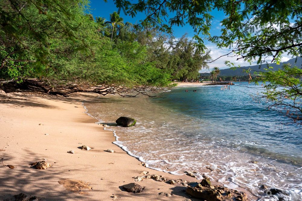 Au bout de la plage