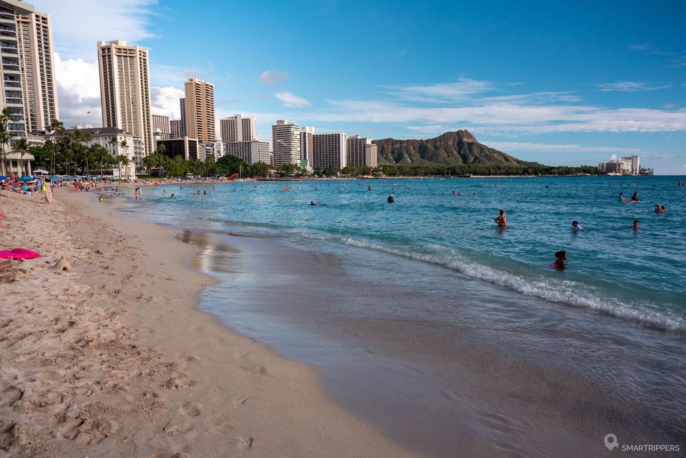 La célèbre Waikīkī Beach