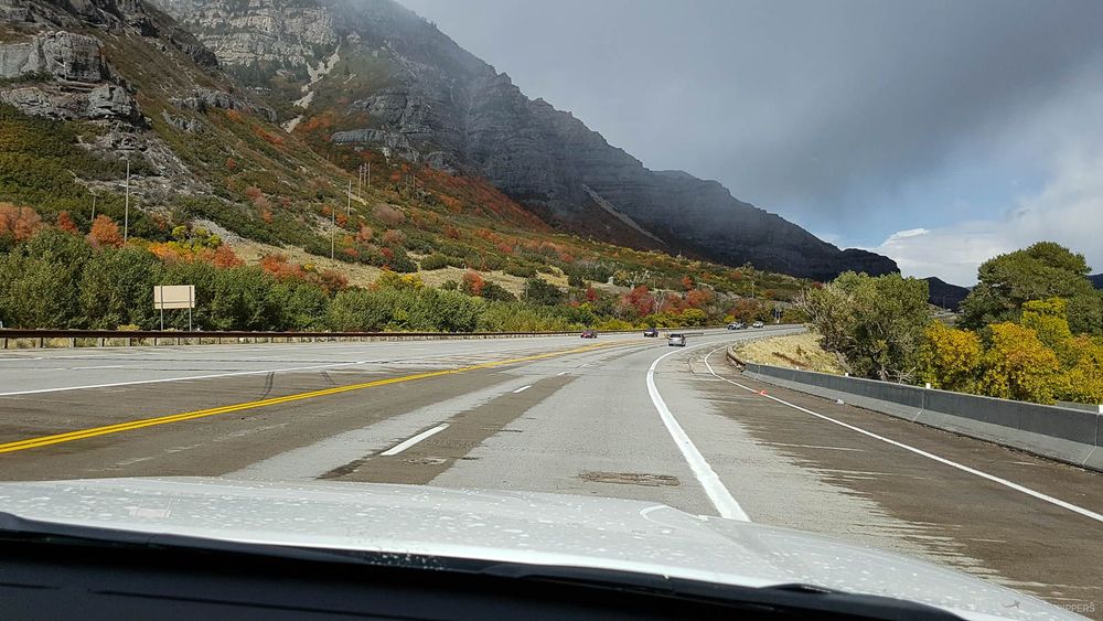 On Highway 89 shortly after Logan.