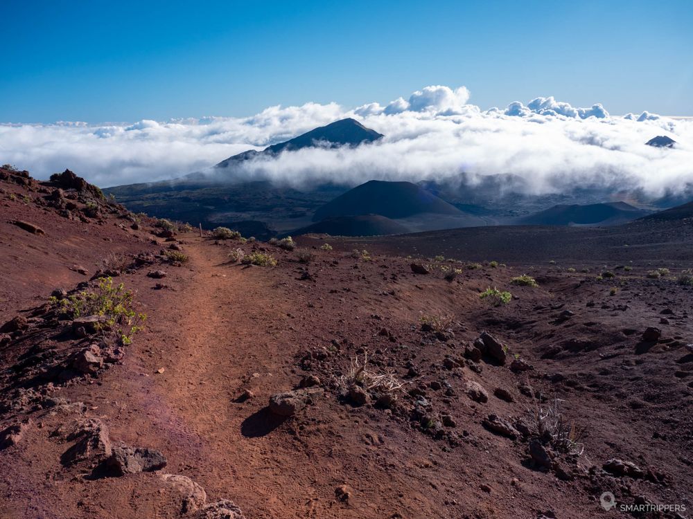 Sur le sentier du Sliding Sands Trail / Keonehe'ehe'e Trail