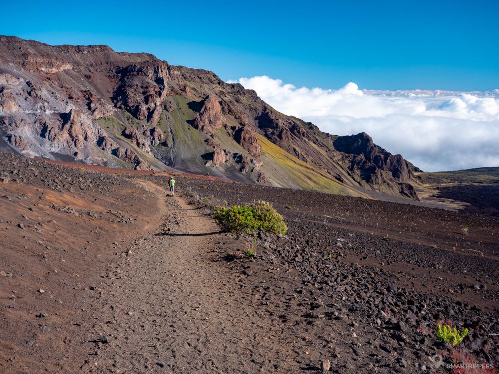 Sur le sentier du Sliding Sands Trail / Keonehe'ehe'e Trail