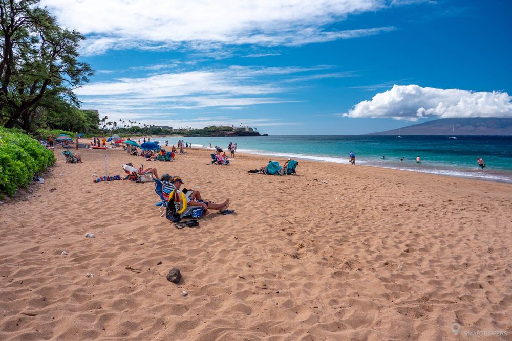 La plage au niveau du Beach Park.