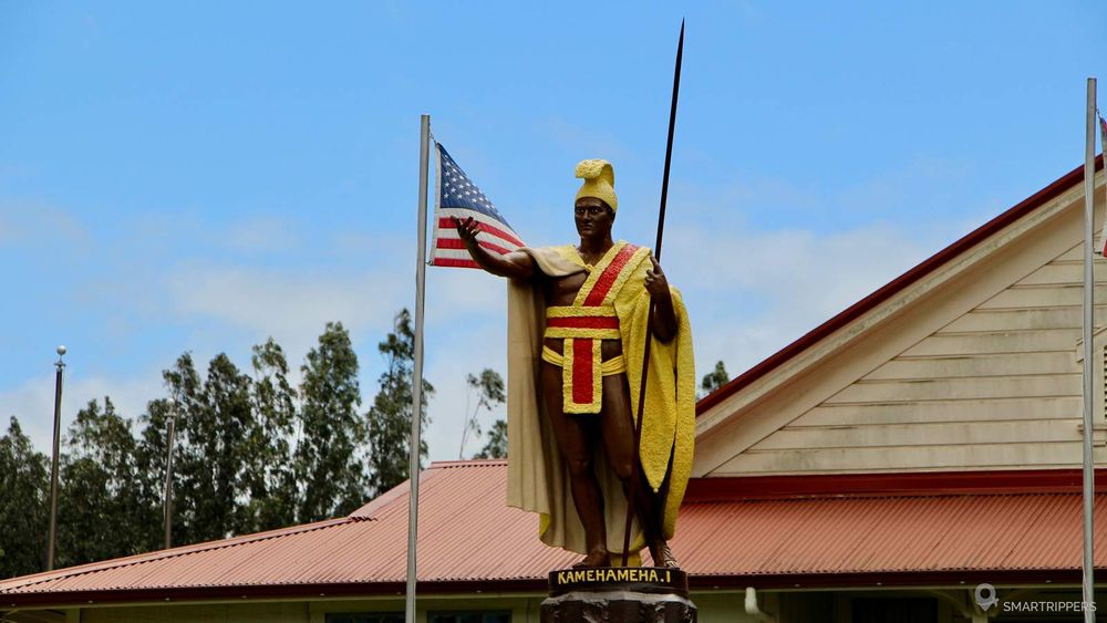 La statue de Kamehameha 1er, à Kapaau