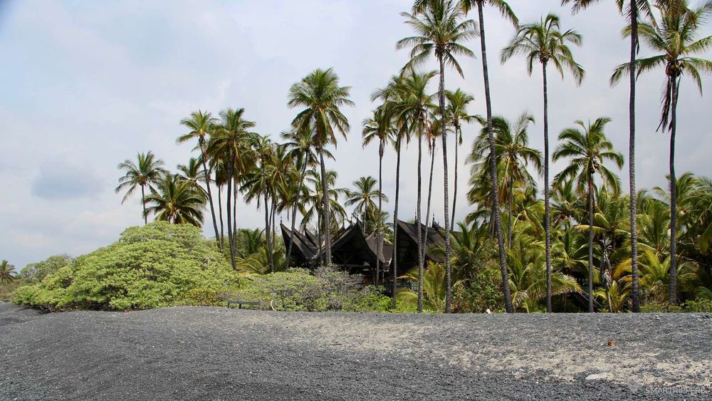 One of the properties along the beach.