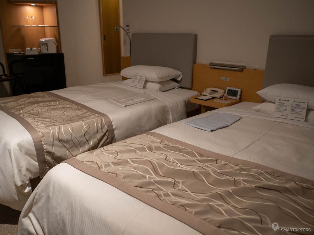 Our room at the Nikko Hotel.