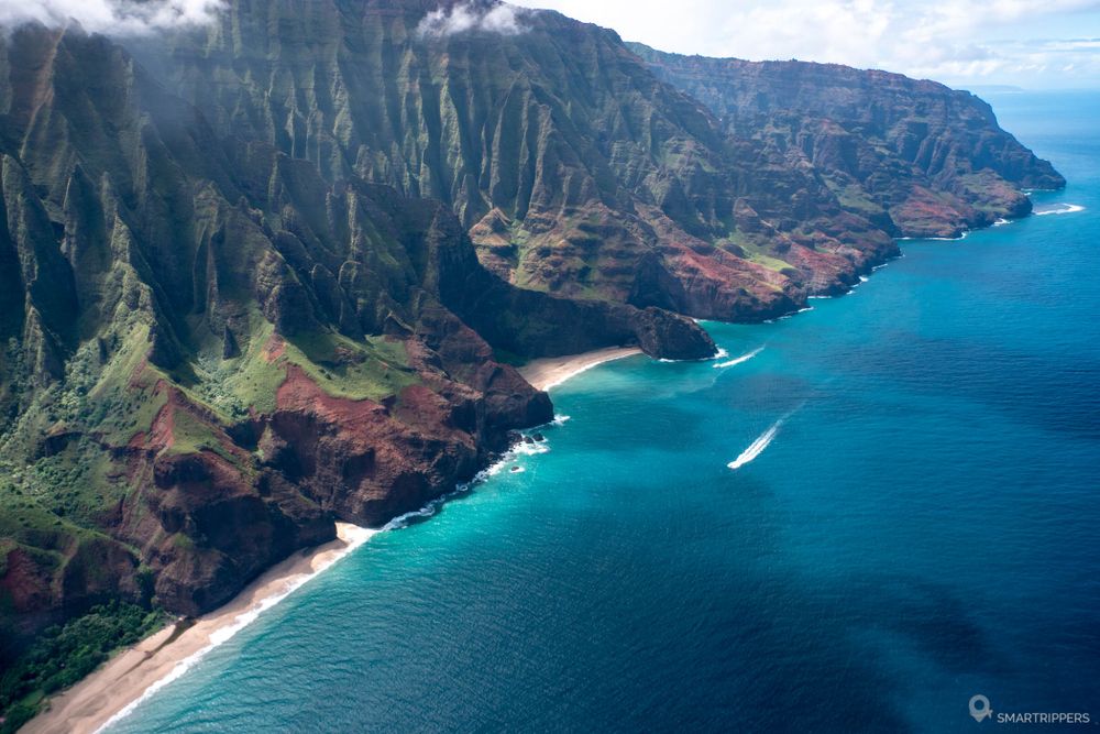 Les ridges de la Na Pāli coast à Kauai.