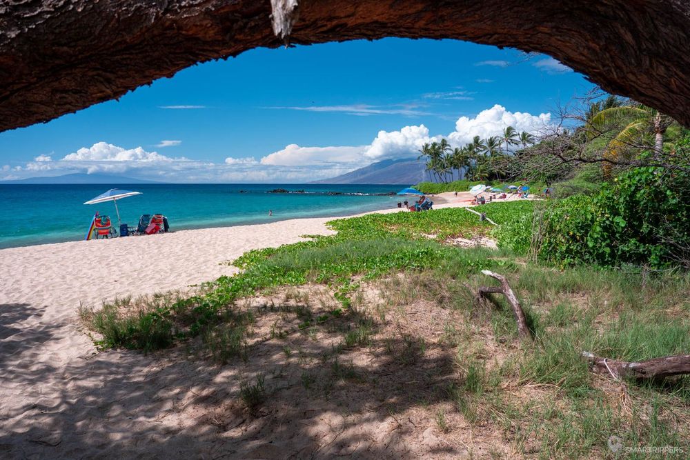La tranquille Palauea Beach côté nord,