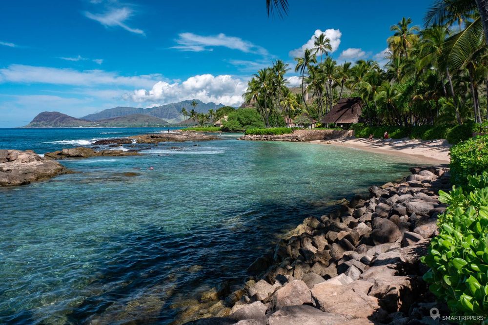 Lanikuhonua Lagoon, une plage cachée et peu fréquentée, notre coup de coeur d'Oahu.
