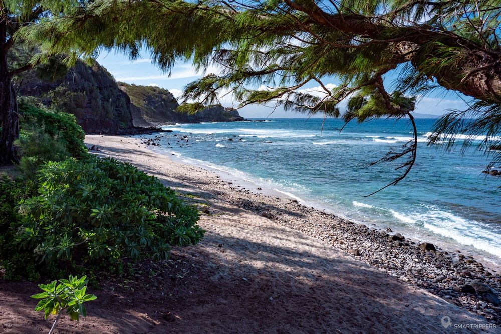 Le sable blanc de Punaulau Beach.
