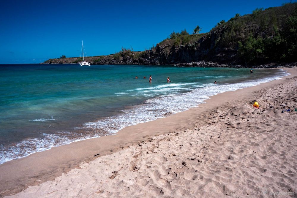 La plage côté Est.
