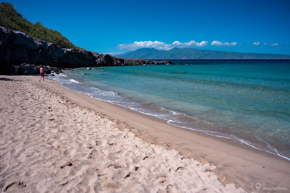 La plage côté Ouest.