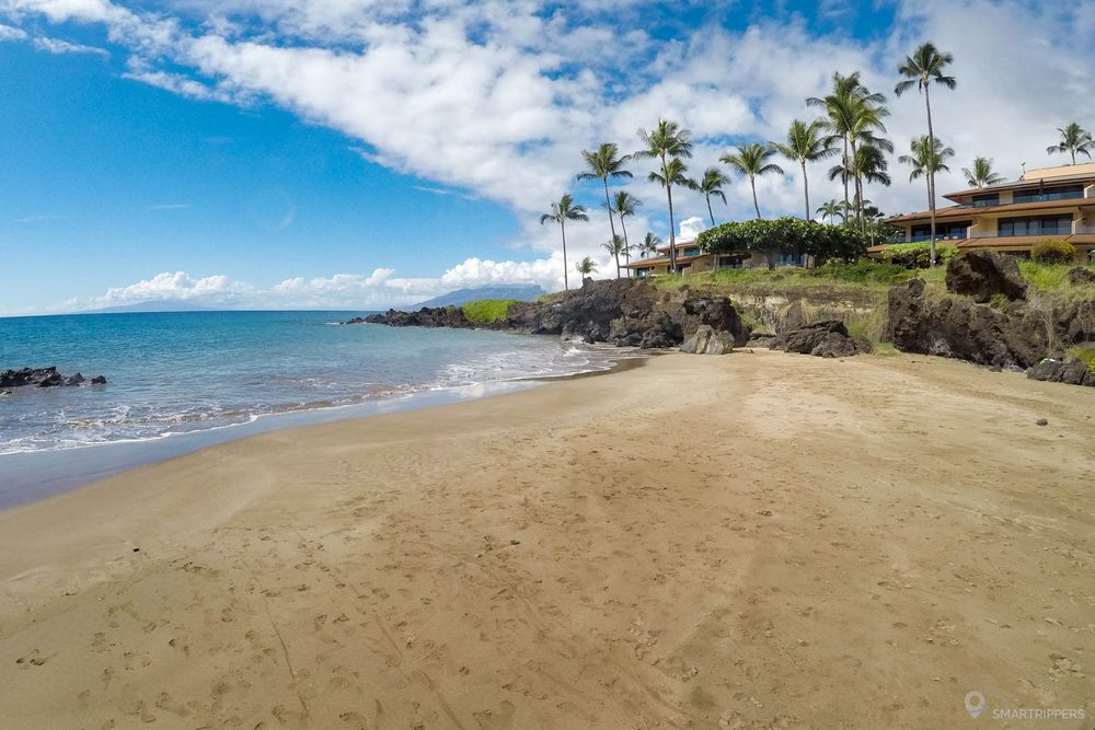 La petite plage de Chang's beach ou Makena Snorkeling Bay